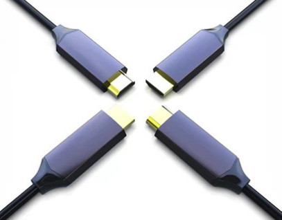 OEM ODM 2.0 Fiber Optic 4K Video HDMI Cable With Gold Plated