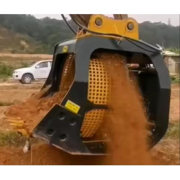 Rotary Screening Bucket Sieving Screening Bucket For 28-38tons Excavator