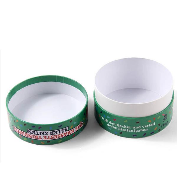 Custom 150gsm Kraft Paper Cans Packaging Recycled Tube Tea Box