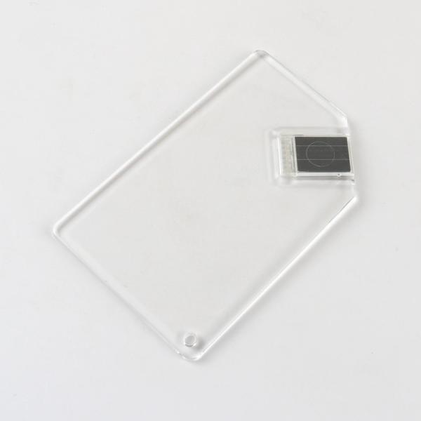 Transparent Plastic Credit Card Usb Memory Stick 2.0 MINI UDP 128GB 64GB 50MB/S