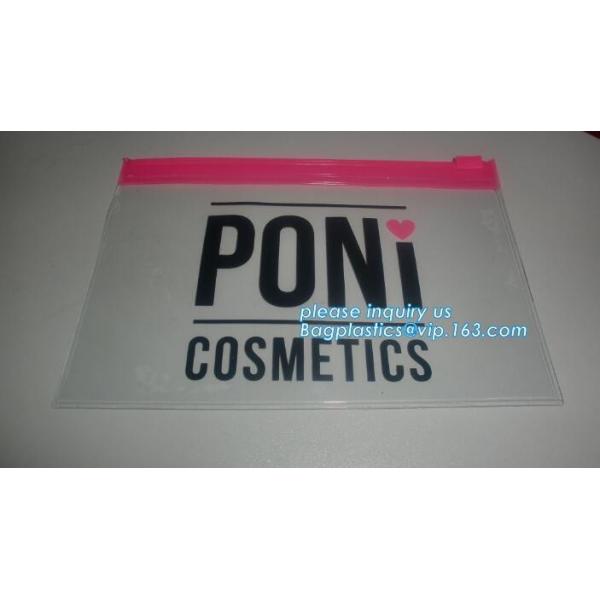 non-heavy metals Zip lockkk file document pvc bags,plastic document bag with zipper,waterproof document bag with custom