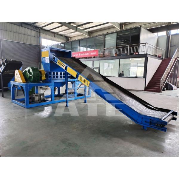 Multifunctional Plastic Bottle Shredder Machine Double Shaft 50kw