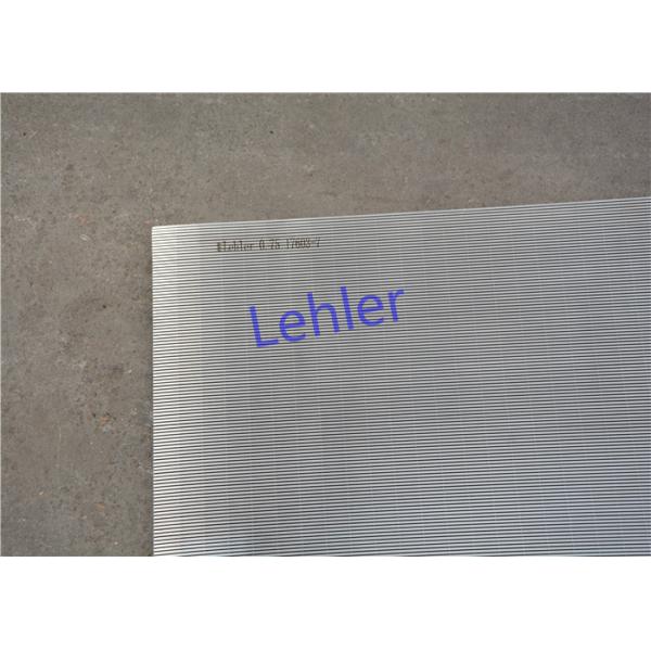 Slot V Wire Screen Flat Panel No Frame With Smooth Filtration Surface