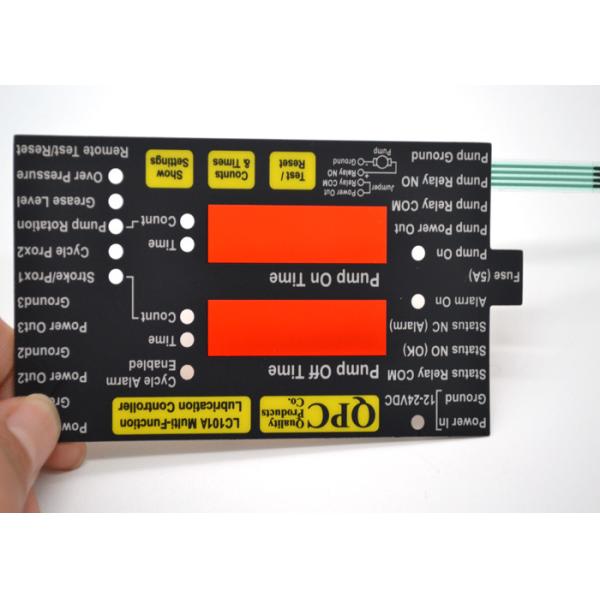 Anti Scratch Household Appliance Flat Membrane Switch