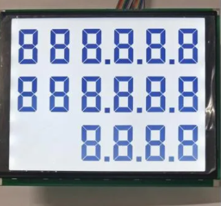 High Contrast Transparent Positve LCD Module Custom 7 Segment LCD Display Panel