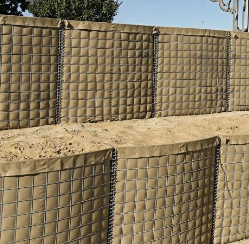 Heavy Duty Blast And Ballistic Protection Hesco Defensive Barrier Welded