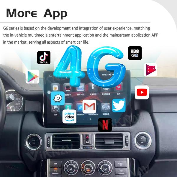 13 Inch Android Auto Head Unit For 2002-2012 Range Rover Vogue GPS Navigation Multimedia Player Wireless Carplay