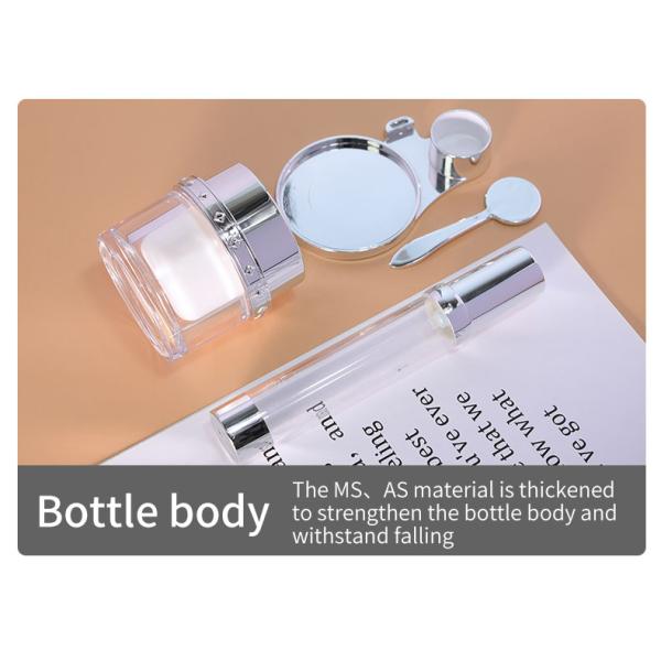 Skincare Body Butter Containers Luxury Cream Jar Set With MS Collar