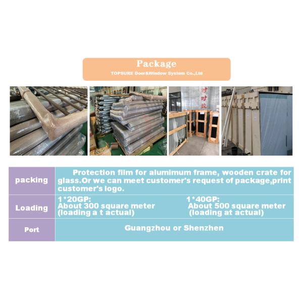 Waterproof 2400mm 3mm Double Glazed Curtain Wall