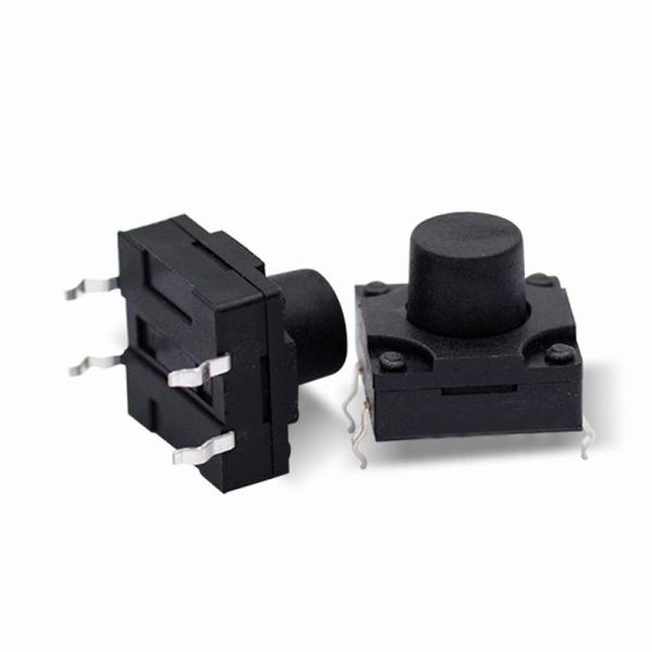 IP67 Waterproof Tact Switch , 12x12 Vertical DIP Tap Switch