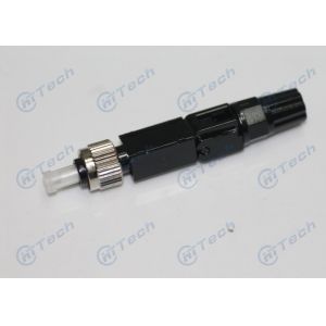 China Black Single Mode Fiber Connectors , FTTH FC Fiber Connector No Mechanical Damage on sale