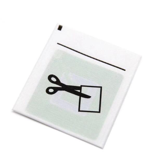 Industrial eas fabric labelling, 8.2MHz apparel label , anti-theft garment label
