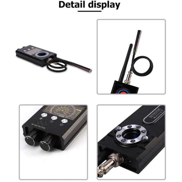 Anti Bug Hidden Spy Camera Detector , GPS Tracker Scanner RF Signal Detector