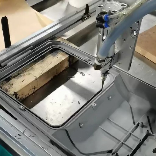 Floor Stand Silicone Dispensing Systems 500mm/Sec Adhesive Dispensing Machine 600*600*100mm