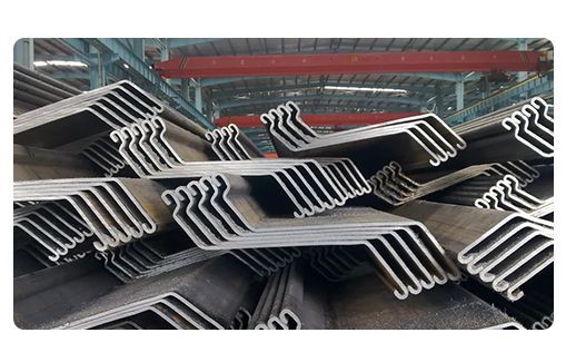 Hot Rolled 400*100*10.5 U-Shape Steel Sheet Pile S275 S355 Mild Low Carbon Steel Sheet Pile for Sale Factory Price