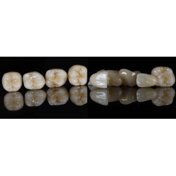 White 1150MPA 1250MPA 98x10mm Dental Zirconia Block