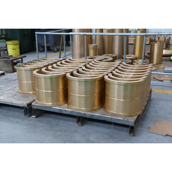 Centrifugal Casting Bronze Bush Bearings High Tensile Oiling Lubricant