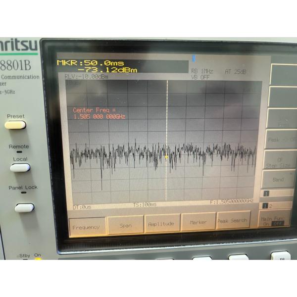 Anritsu MT8801B 300 kHz–3 GHz Radio Communication Analyzer Optional 10 MHz–3 GHz Spectrum Analyzer