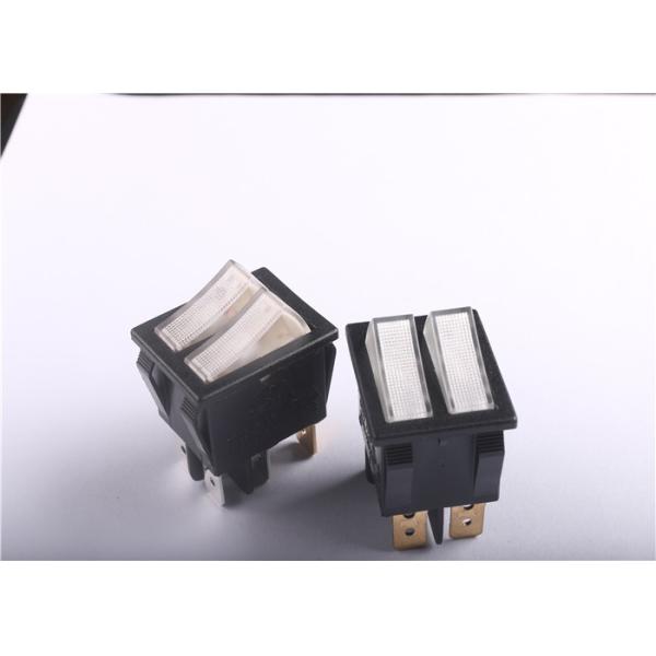 R-210-DR0L-BBR Button Dpdt Momentary Rocker Switch Waterproof 16a 250VAC