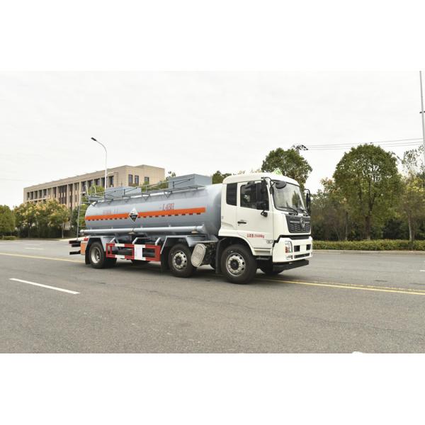 Gasoline Fuel Oil Tanker Truck For Chemical Liquid Water Milk Edible Oil 80km/h Max Speed