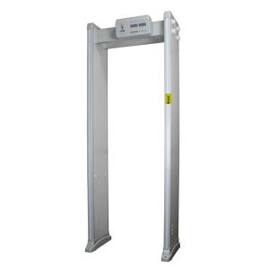 China Human Body Temperature Walk Through Metal Detector Gate For Anti Coronavirus wholesale