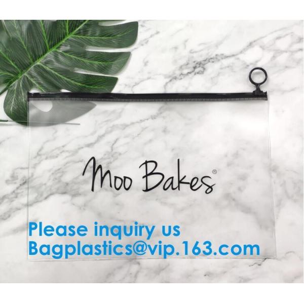 Sinicline Nice Pvc Eva Slider Zipper String Biodegradable T-Shirt Packaging Plastic Bag With Logos Custom Logo Printed