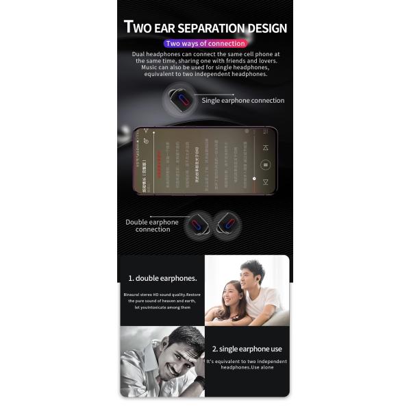 Factory High Quality Comfortable Bluetooth Waterproof Running Earbuds