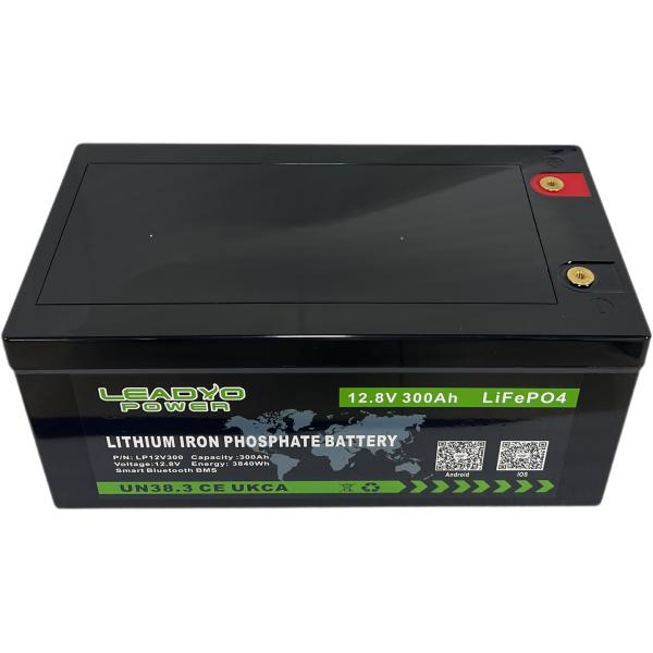 Smart Marine Lithium ion Battery 12V 300Ah Boat Deep Cycle Lifepo4 Batteries with BMS