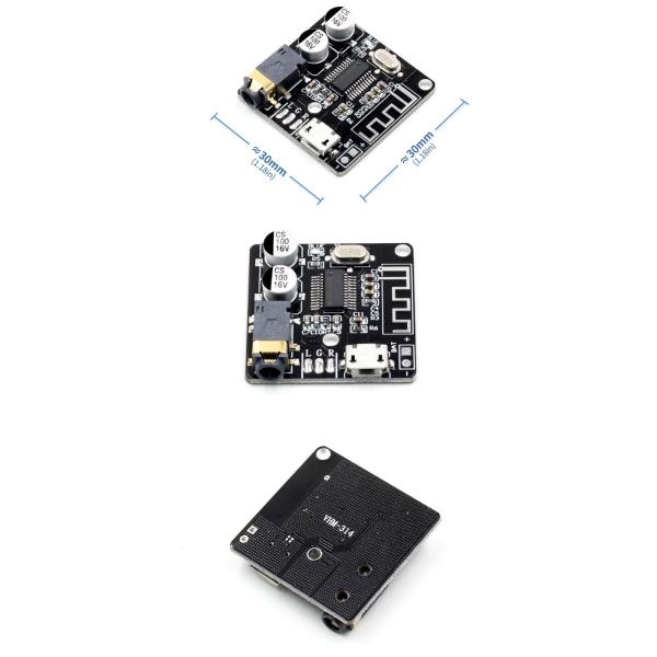 Bluetooth 5.0 MP3 Decoder Board Lossless Decoding Audio Receiver Wireless Stereo With Battery Charging For Car Speaker