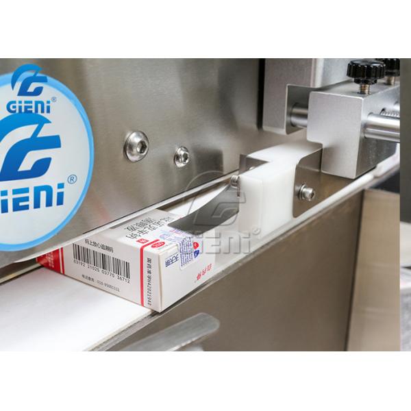 Dual Corner Automatic Box Labeling Machine 120PPM Label Sealing Machine