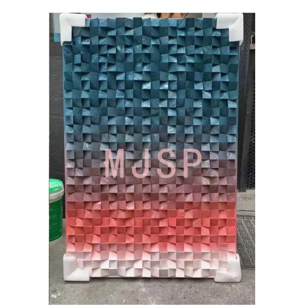 Round Abstract 3D Metal Art Painting Handmade Ink Paintings Wall Arts With Frame