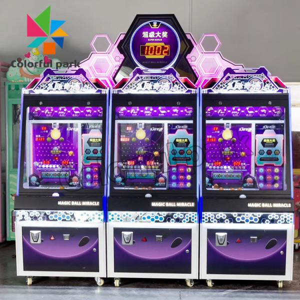 3 Players Ticket Redemption Machine Magic Ball Miracle Wood Material 110W