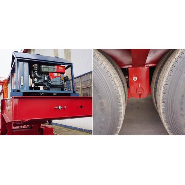 Removable Tri Axle Detachable Gooseneck Lowboy Trailer