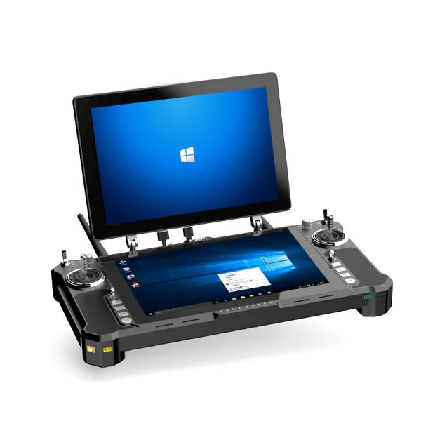 T30S all-in-one hand-held GCS is suitable for suicide and reconnaissance drones with dual 10.1inch display screen