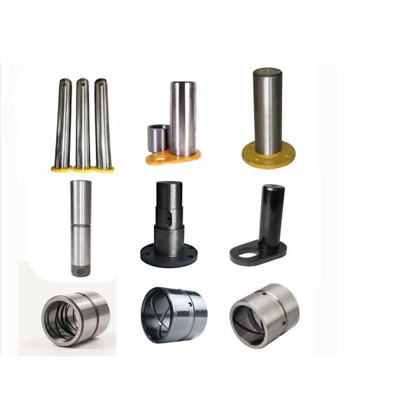 40Cr Black Excavator Bucket Pins And Bushing For Digger Boom Arm