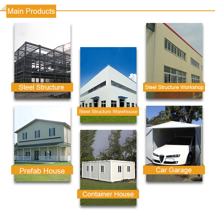 Modern Prefab Q235 Q345 Light Frame Steel Construction