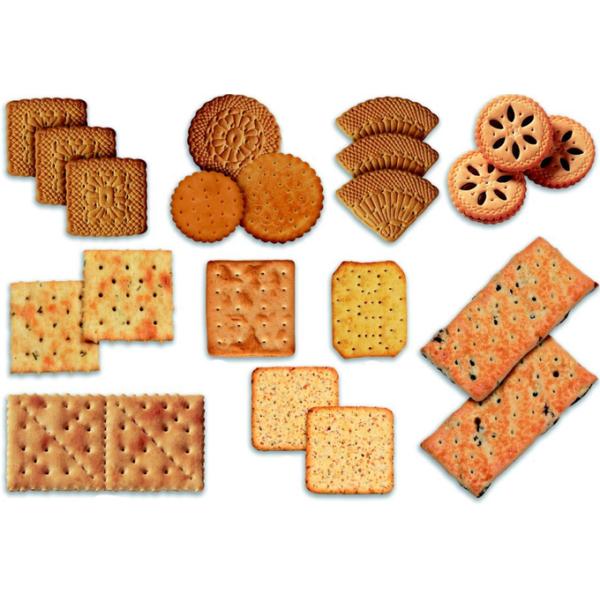 Soft And Hard Biscuit Production Line 1000Kg/H Big Capacity Biscuit Processing Line Large Capacity Biscuit Plant