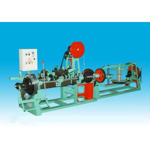 China Automatic Barbed Wire Mesh Making Machine 70kg/h Low Noise wholesale