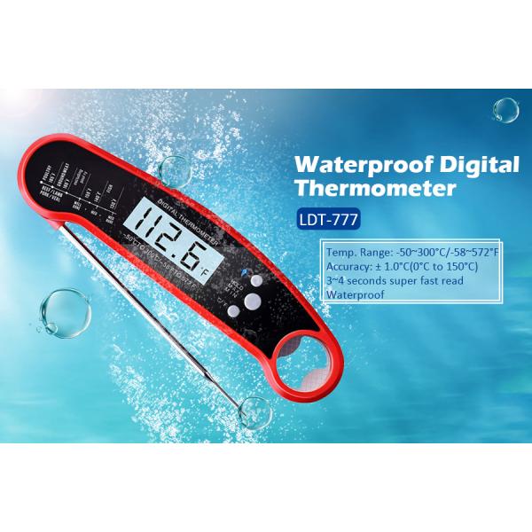 Meat Rotation Screen IP67 Instant Read Thermometer