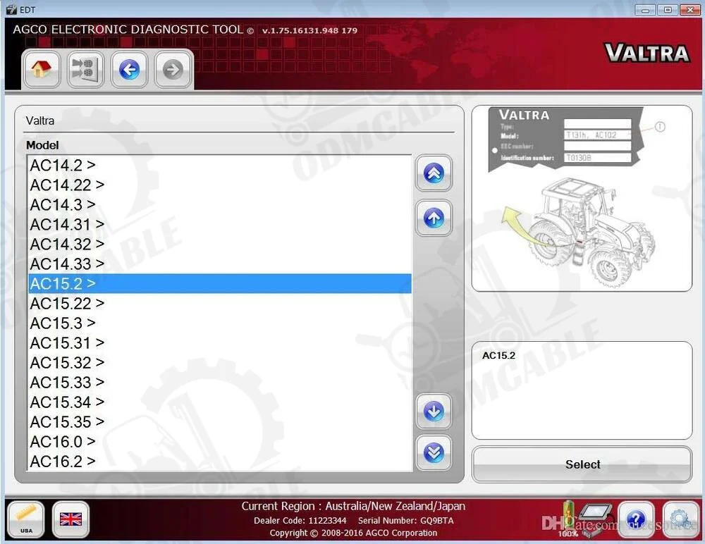 for AGCO Diagnostic kit FOR AGCO CANBUS FENDT FenDias Massey Ferguson FOR AGCO SISU Power WinEEM4 Service Tools +xplore