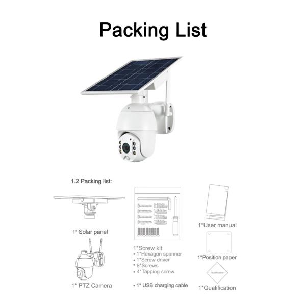 2K Wireless Security Camera Outdoor 4MP HD