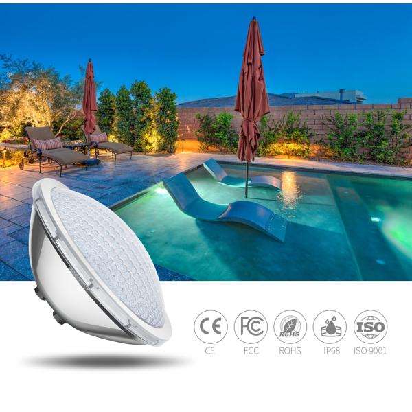 Synchronous Control 1200LM 2860ma Stainless Steel Pool Lights 24W