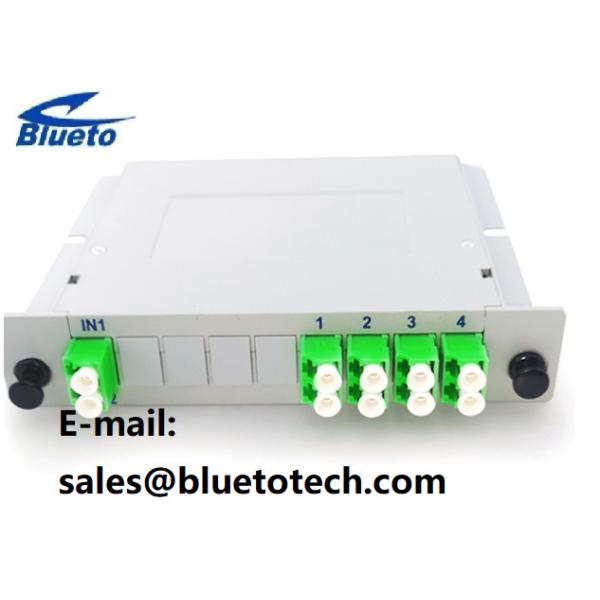 1x8 Cassette LGX Box PLC Fiber Optic Splitter Single Mode