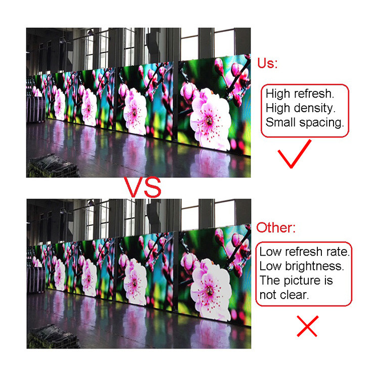 1/8 Scan Full Color Rental P4 Outdoor LED Screen Panel