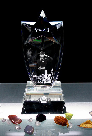 Crystal Laser Engraving Machine, 3D Glass Laser Engraving High Resolution