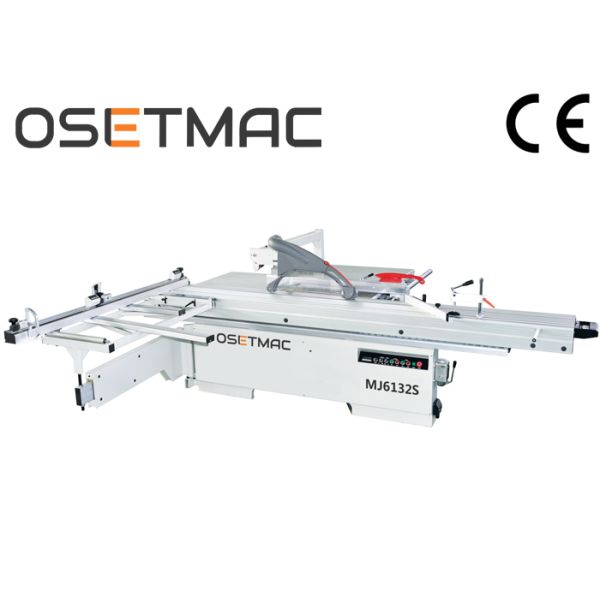 OSETMAC Woodworking Sliding Table Saw MJ6132S with Electric Lifting and Digital Readout