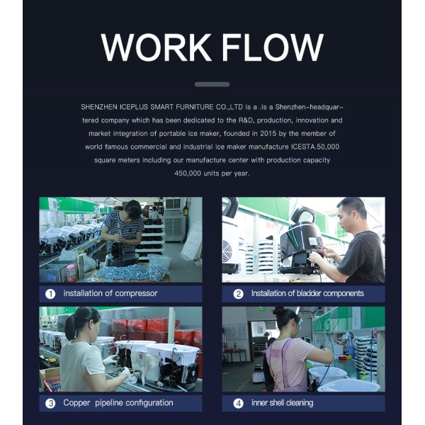 Modern Design Automatic Ice Maker Low Noise Energy Saving Eco Friendly