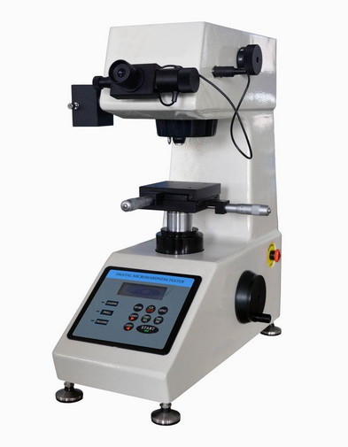 China Micro Vickers Hardness Test Equipment Sclerometer / Digital Durometer Manual Turret wholesale
