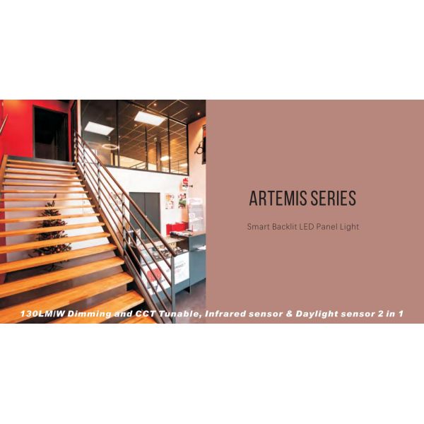 36W Flat Led Ceiling Lights Tunable White 0-10V Dimmable Panel Lights