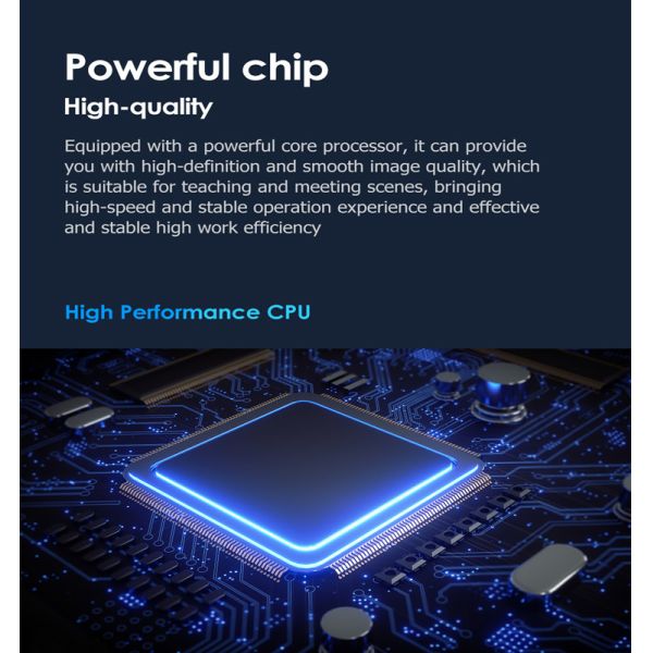 400cd/M2 75 Inch Interactive Led Meeting Flat Panel For Teaching 5000hrs